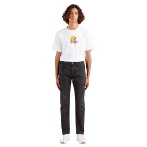 Levi's Men's 502 Tapered Hi-Ball Jeans Black Charcoal Size 33 #1725